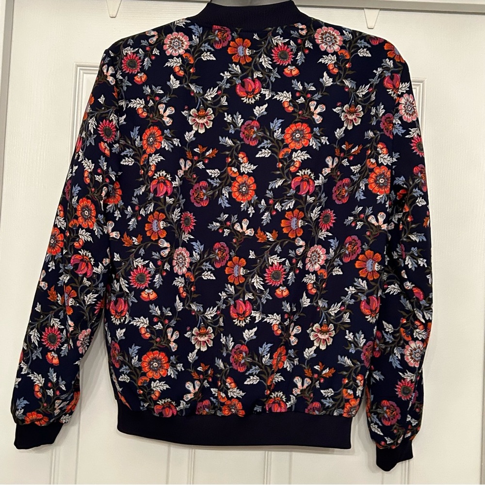 LOVE TREE Floral Bomber Baseball Jacket Size M - Picture 9 of 9